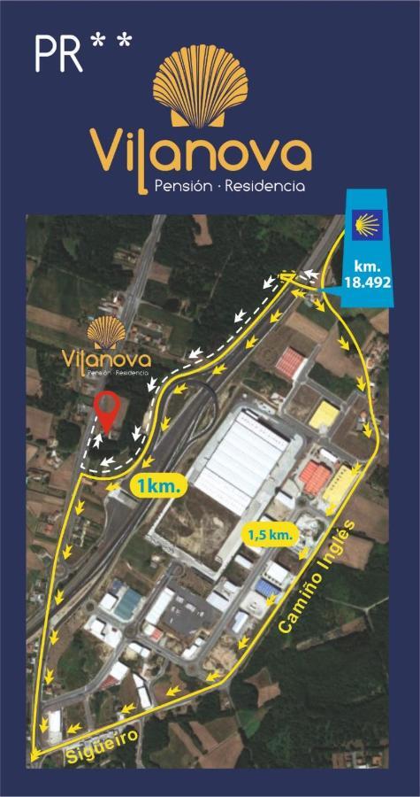 Pension Vilanova Sigueiro Exteriér fotografie